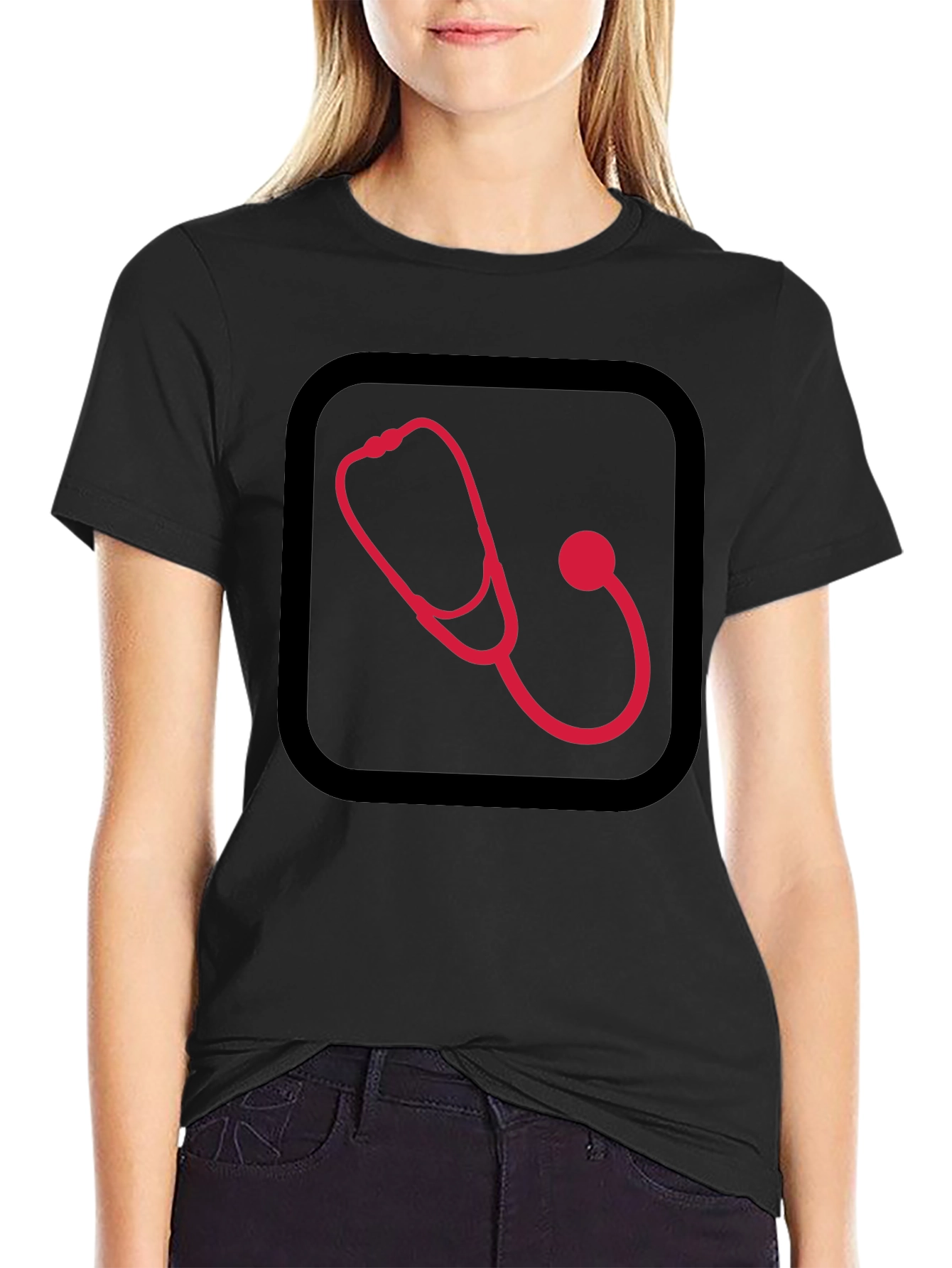 Stethoscope Graphic Tee - Medical Professional Shirt