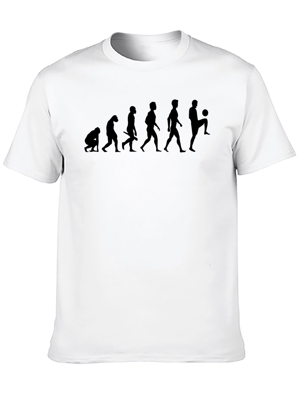 Soccer Evolution Graphic Tee - Black