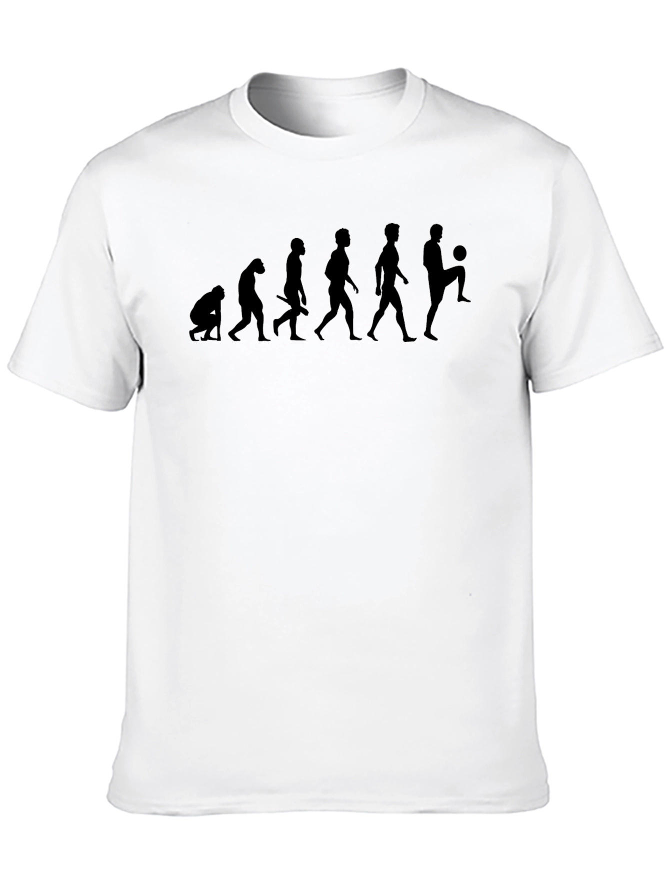 Soccer Evolution Graphic Tee - Black