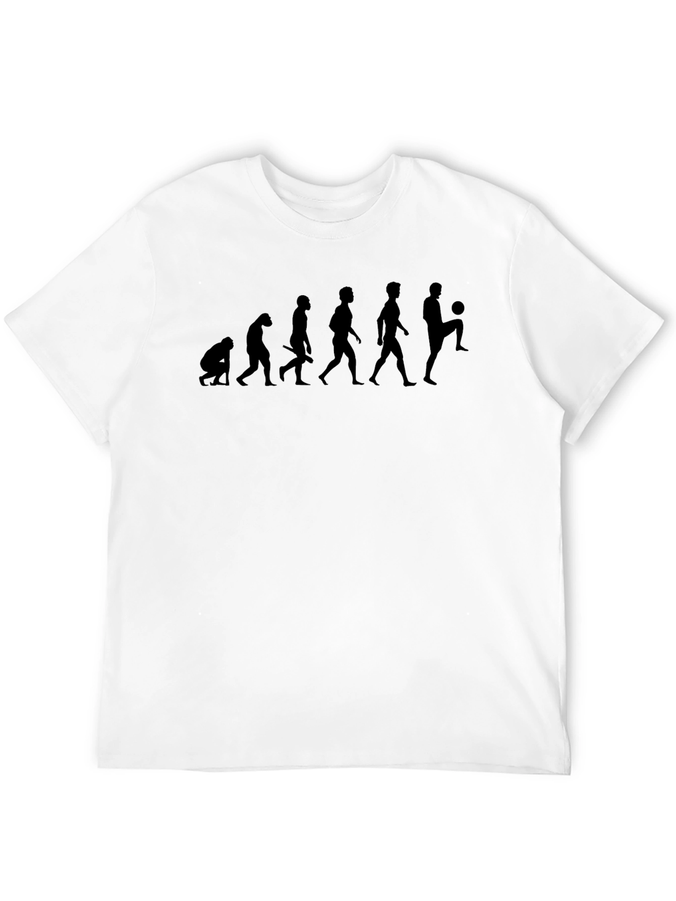 Soccer Evolution Graphic Tee - Black