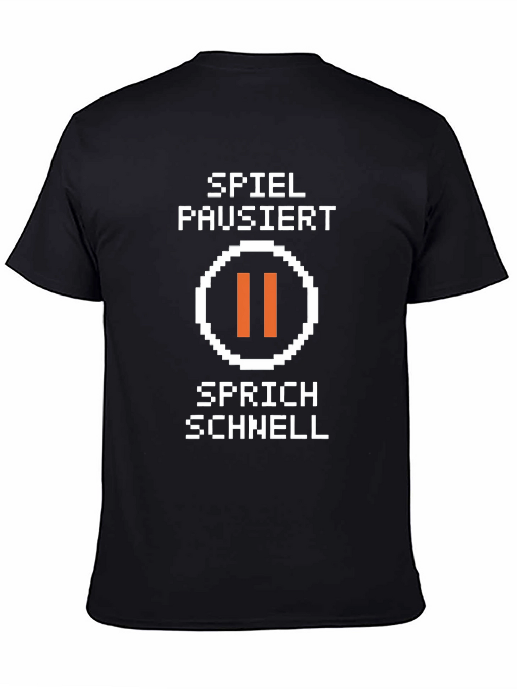 Spiel Pausiert Gamer T-Shirt - Black