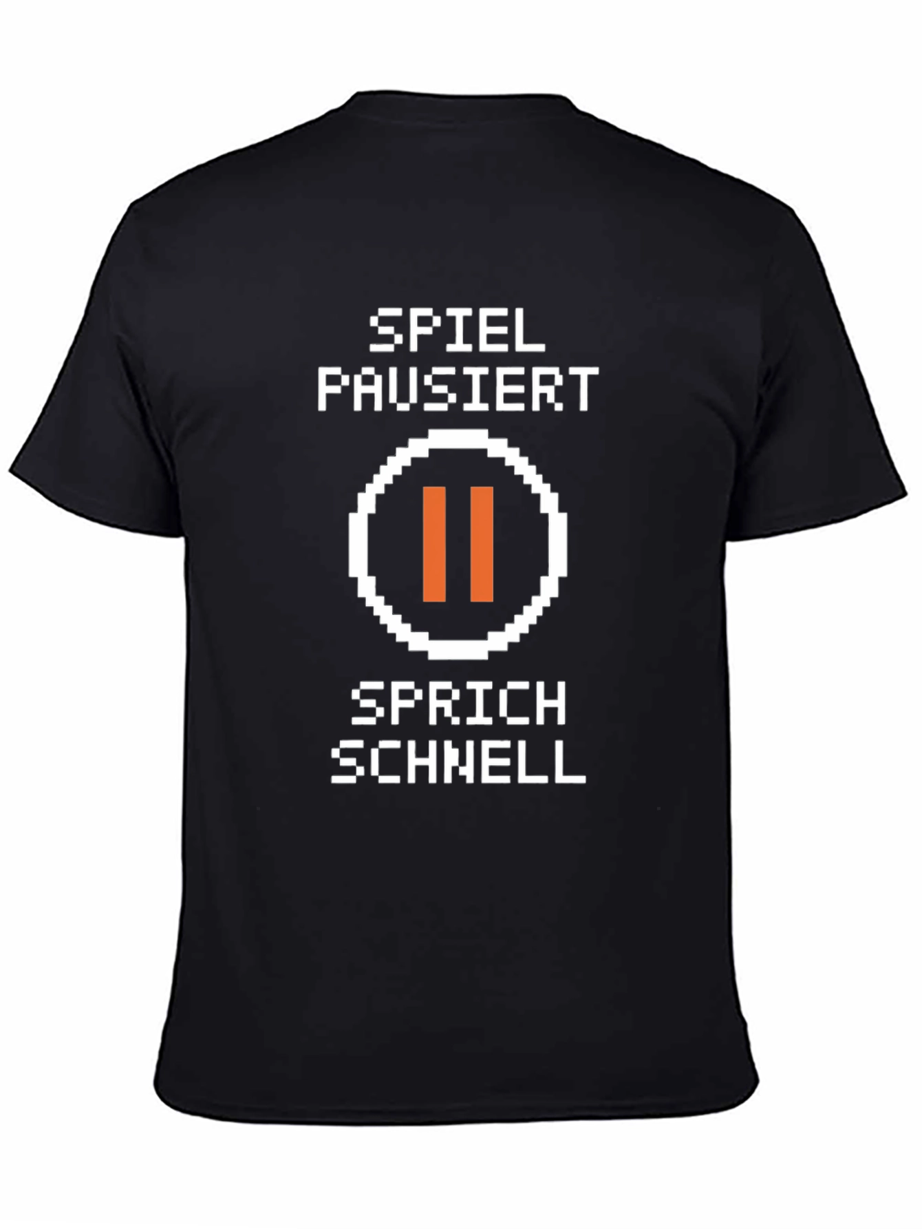 Spiel Pausiert Gamer T-Shirt - Black