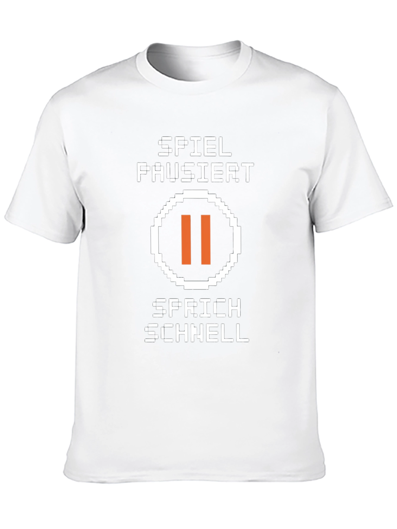 Spiel Pausiert Gamer T-Shirt - Black