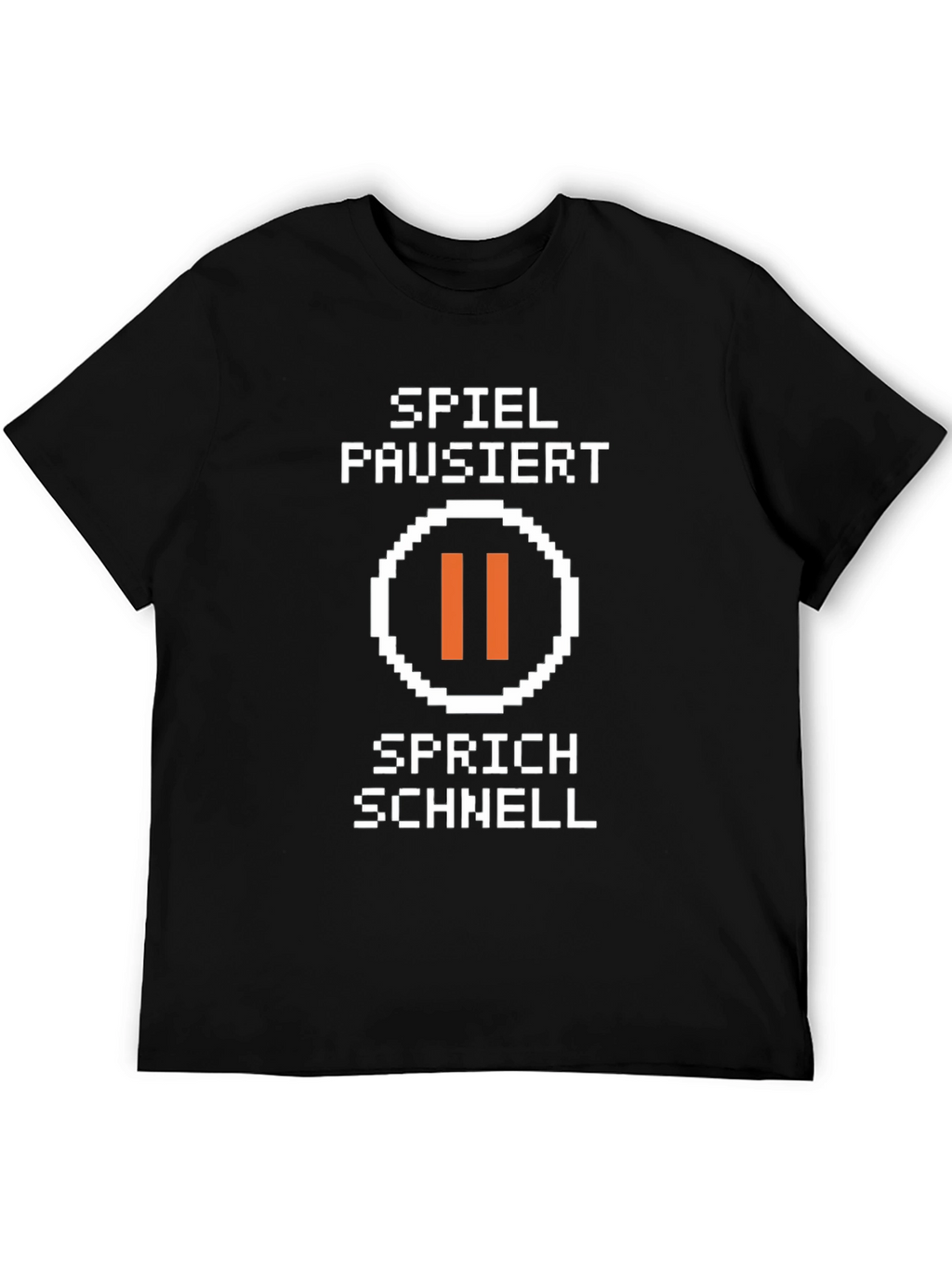 Spiel Pausiert Gamer T-Shirt - Black