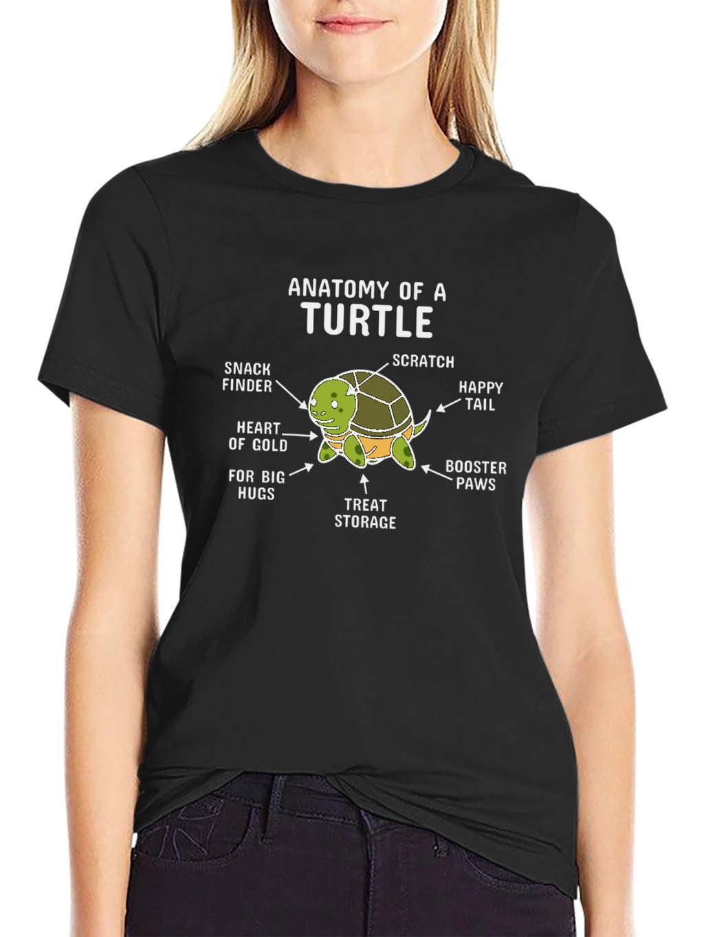 Anatomy of a Turtle Graphic T-Shirt