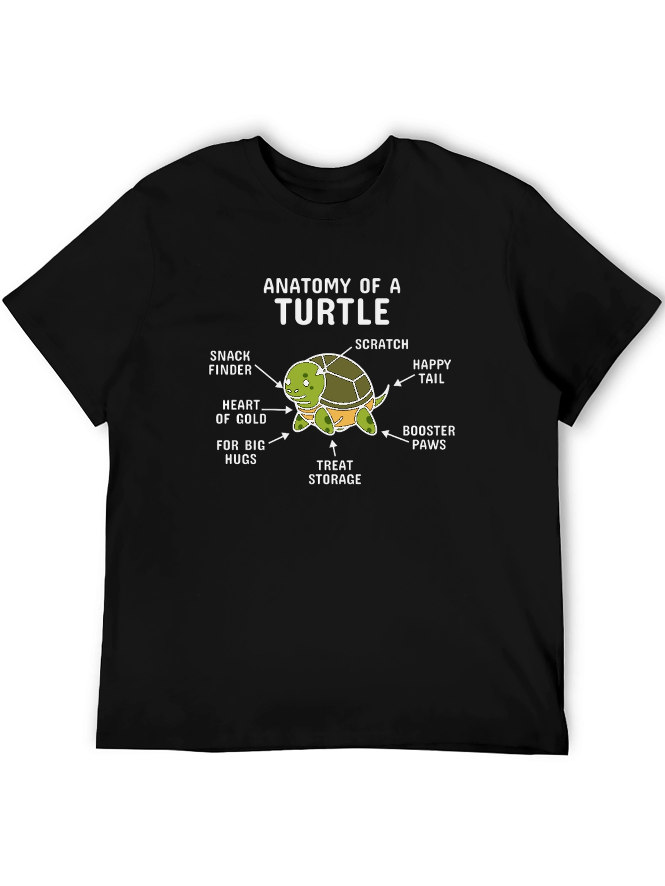 Anatomy of a Turtle Graphic T-Shirt