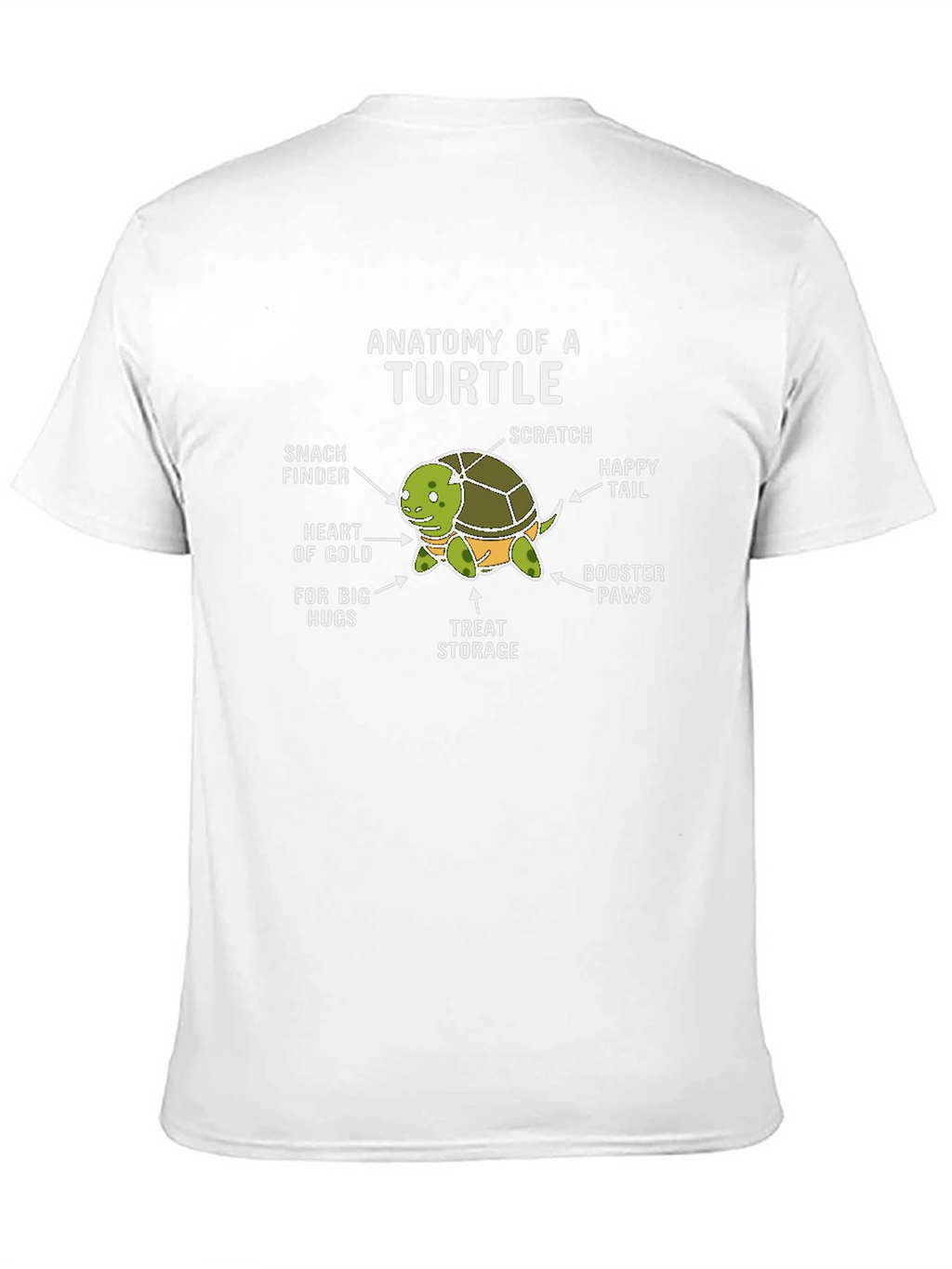 Anatomy of a Turtle Graphic T-Shirt
