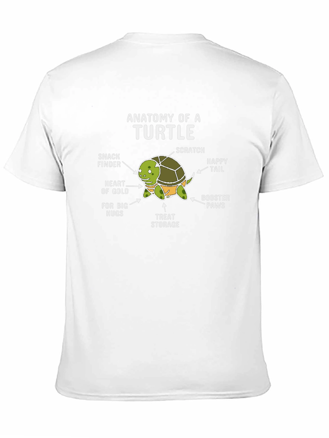 Anatomy of a Turtle Graphic T-Shirt