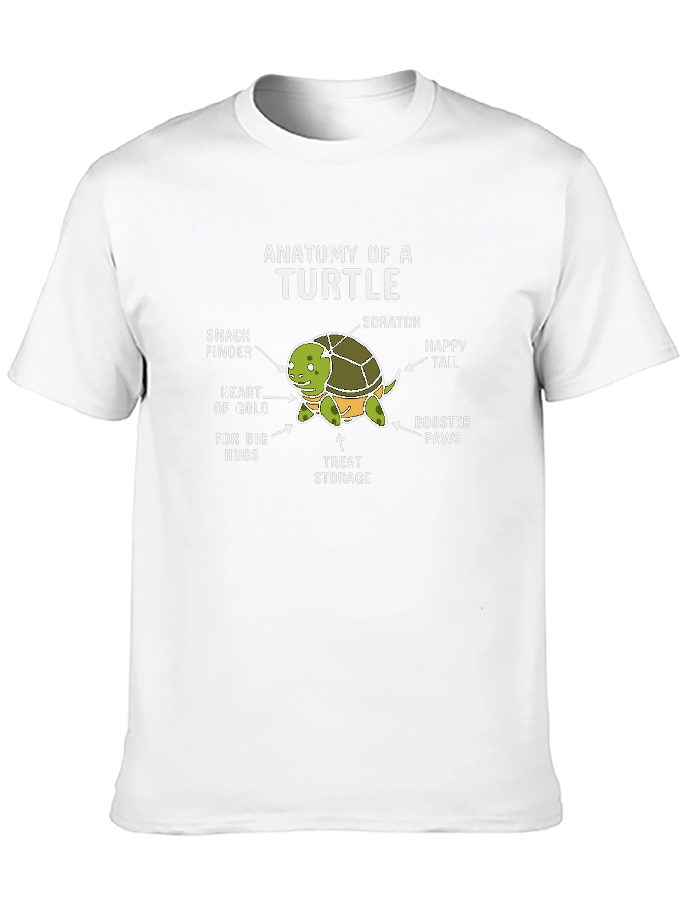 Anatomy of a Turtle Graphic T-Shirt