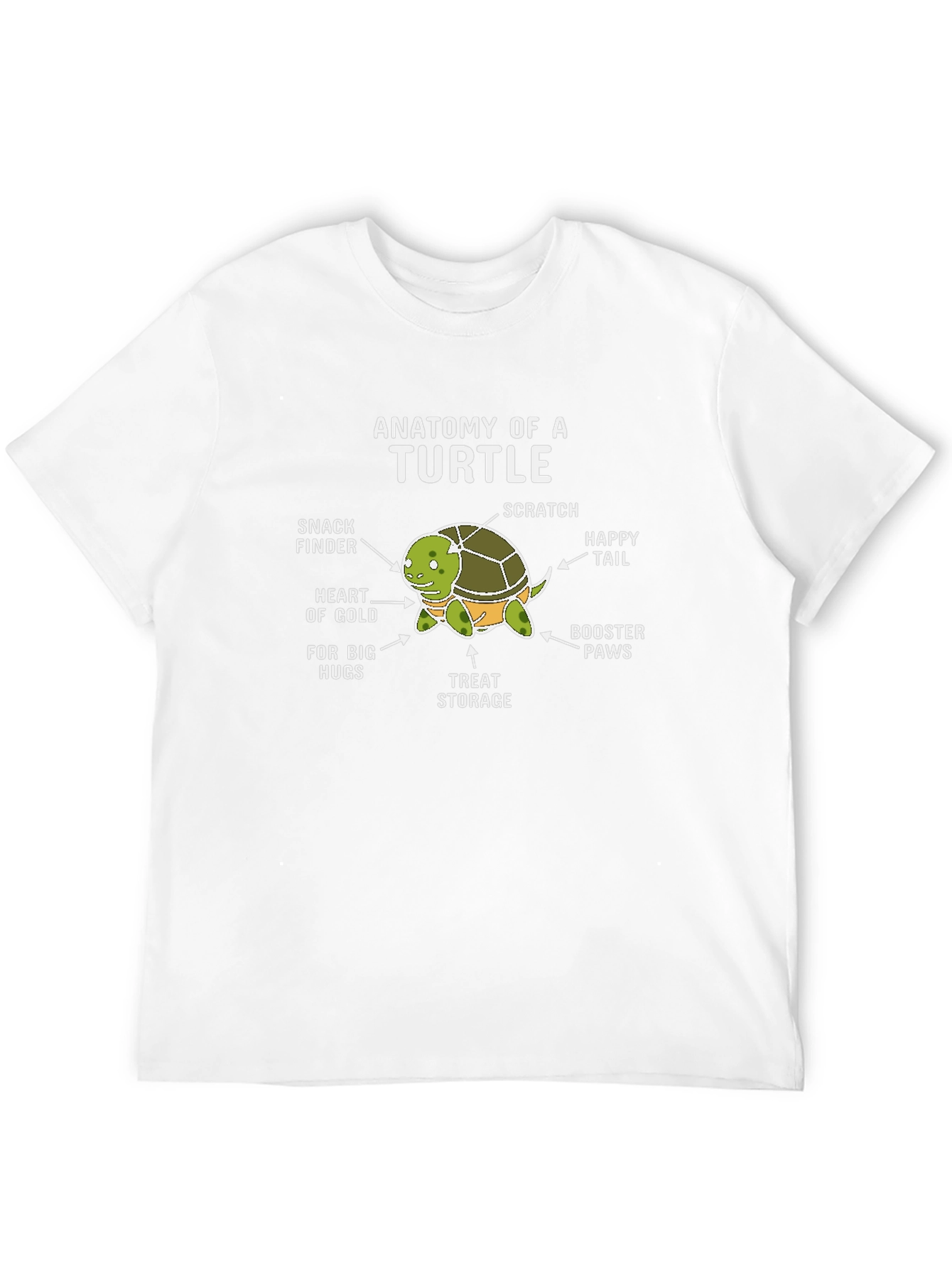 Anatomy of a Turtle Graphic T-Shirt