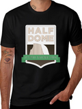 Half Dome Yosemite National Park Black T-Shirt