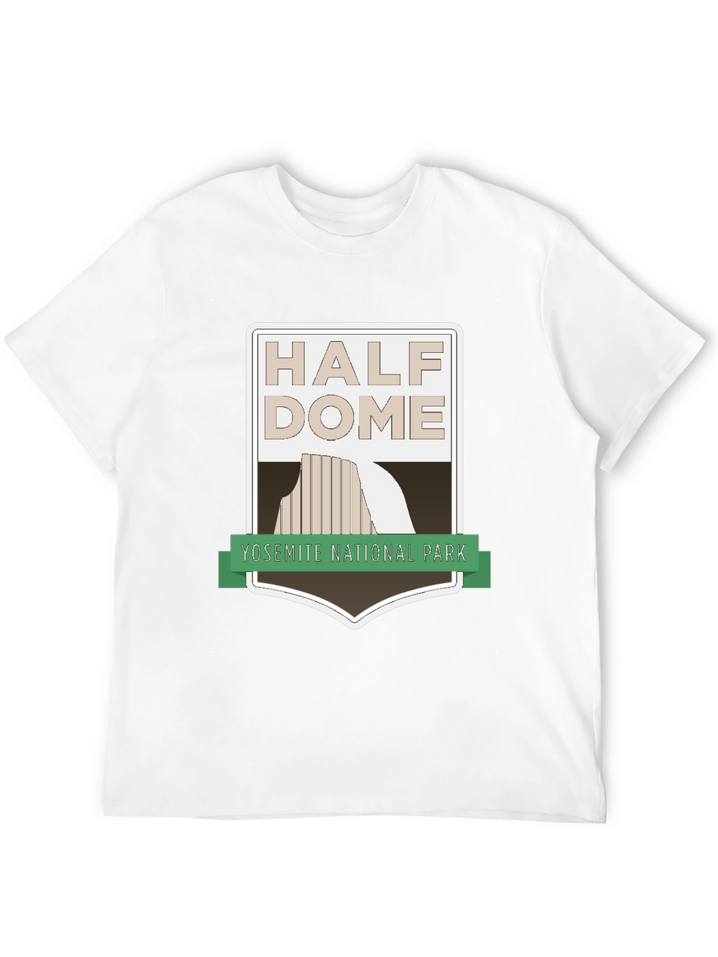 Half Dome Yosemite National Park Black T-Shirt