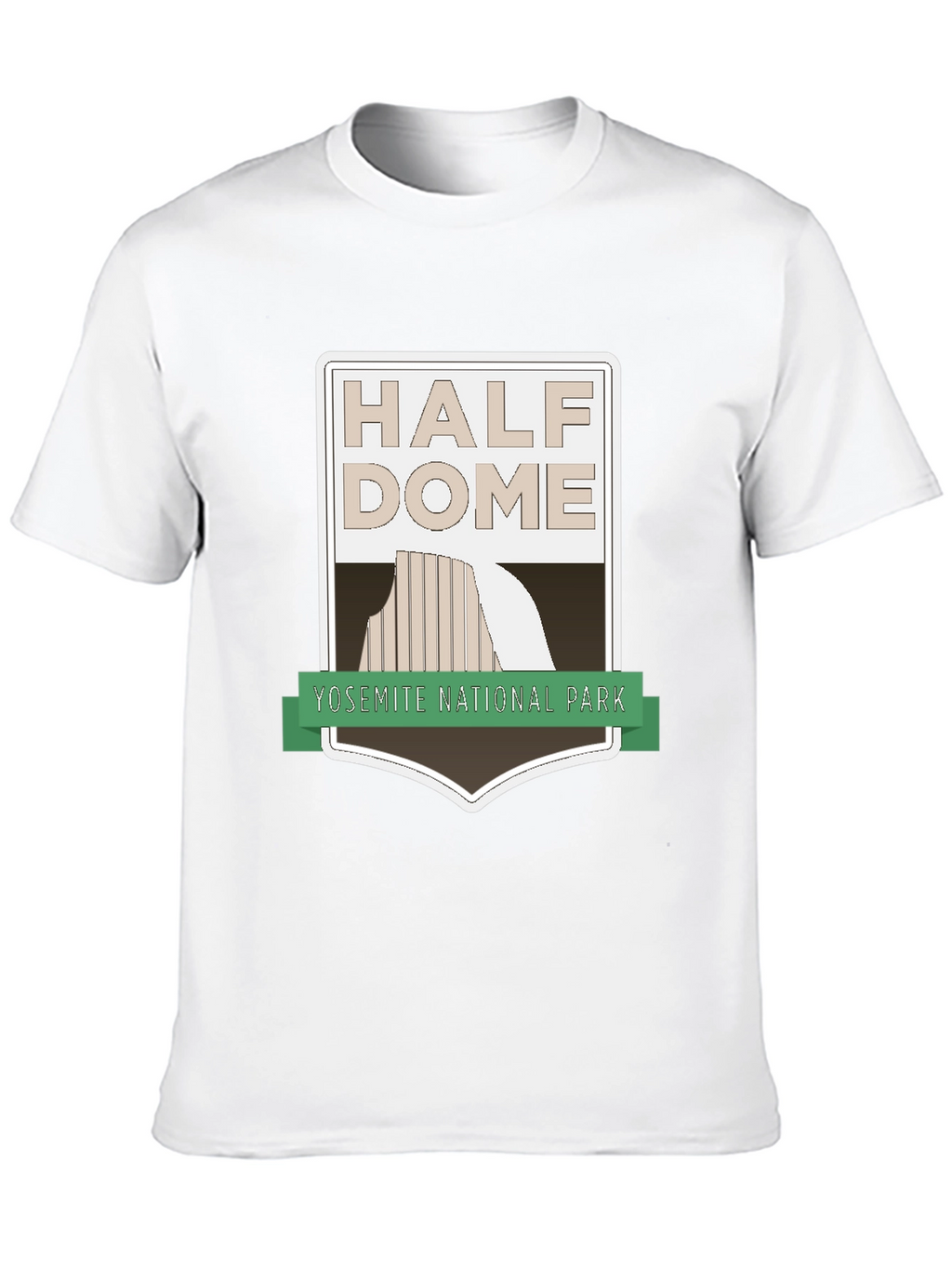 Half Dome Yosemite National Park Black T-Shirt