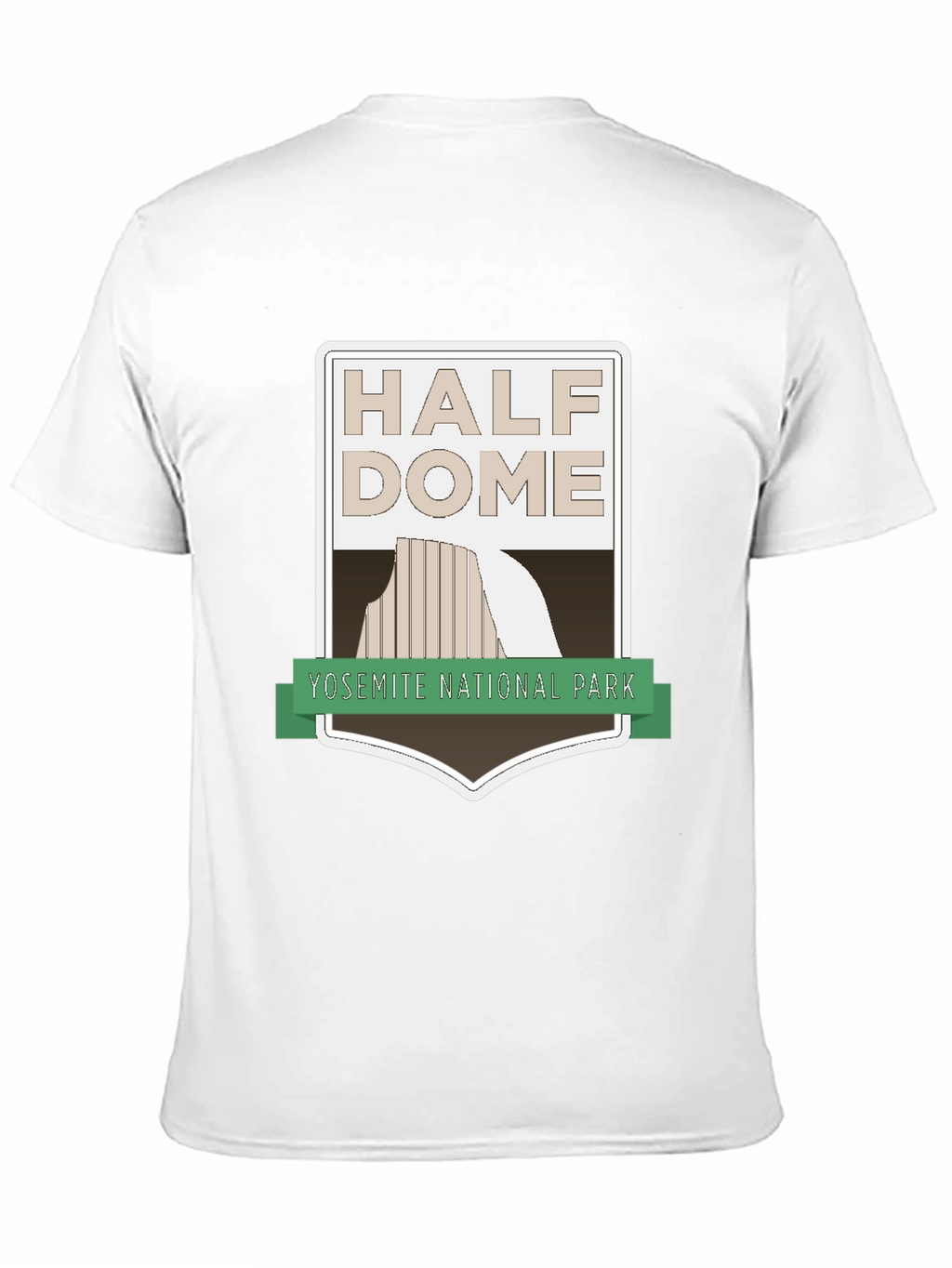 Half Dome Yosemite National Park Black T-Shirt