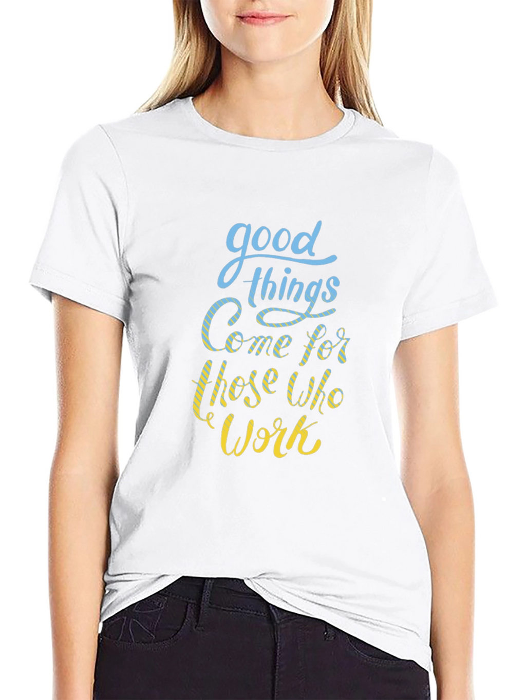 Good Things Come T-Shirt - Motivational Quote Black Tee