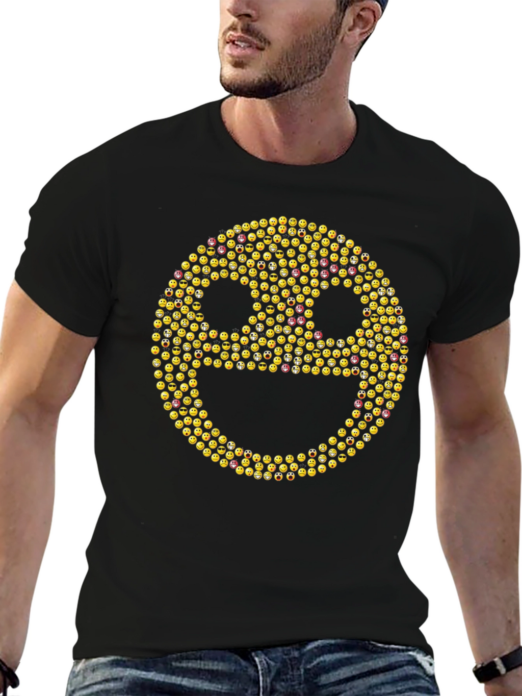 Emoji Face Graphic Tee - Express Yourself!