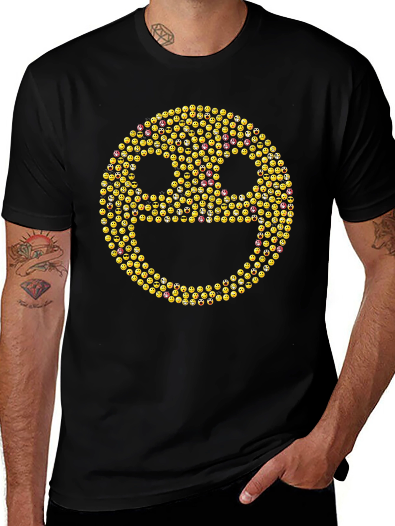 Emoji Face Graphic Tee - Express Yourself!