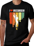 I Love Recorder T-Shirt