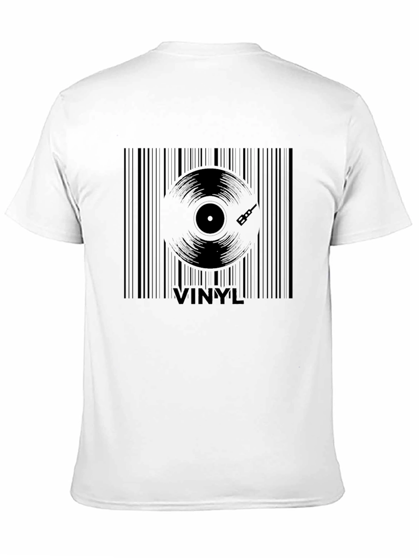 Vinyl Barcode T-Shirt - Classic Record Design