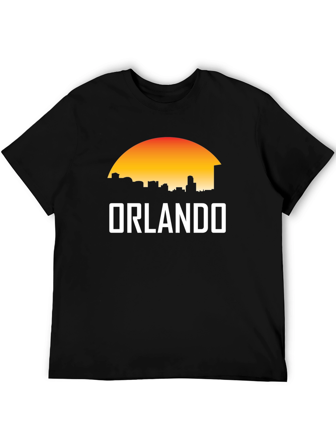 Orlando Skyline Graphic Tee - Sunset Silhouette