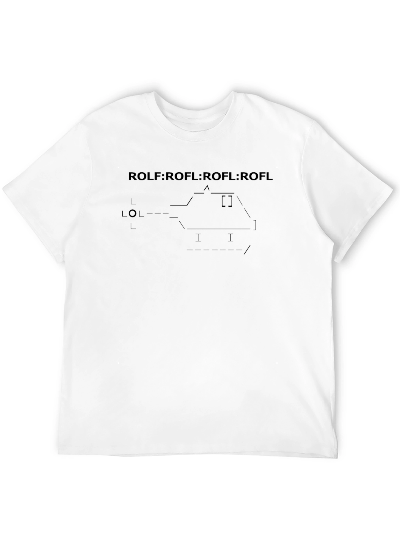 ROLF ROFL Helicopter Humor T-Shirt