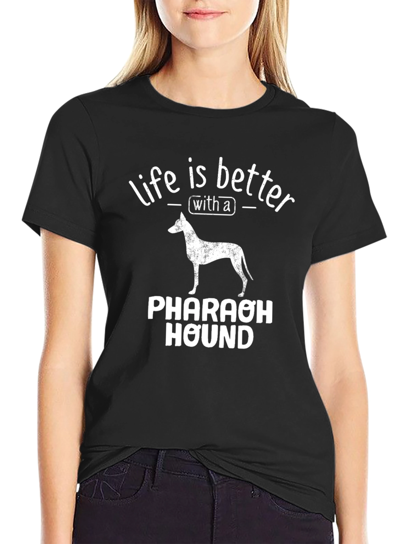 Pharaoh Hound T-Shirt - Life is Better With A Dog