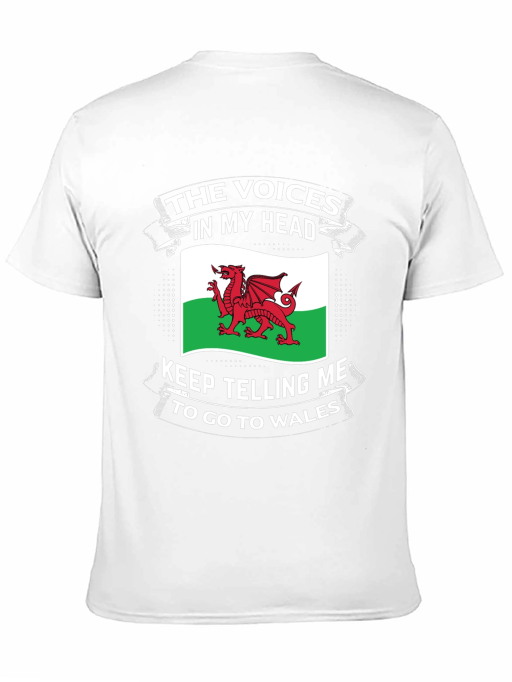 Welsh Pride T-Shirt: Voices in My Head