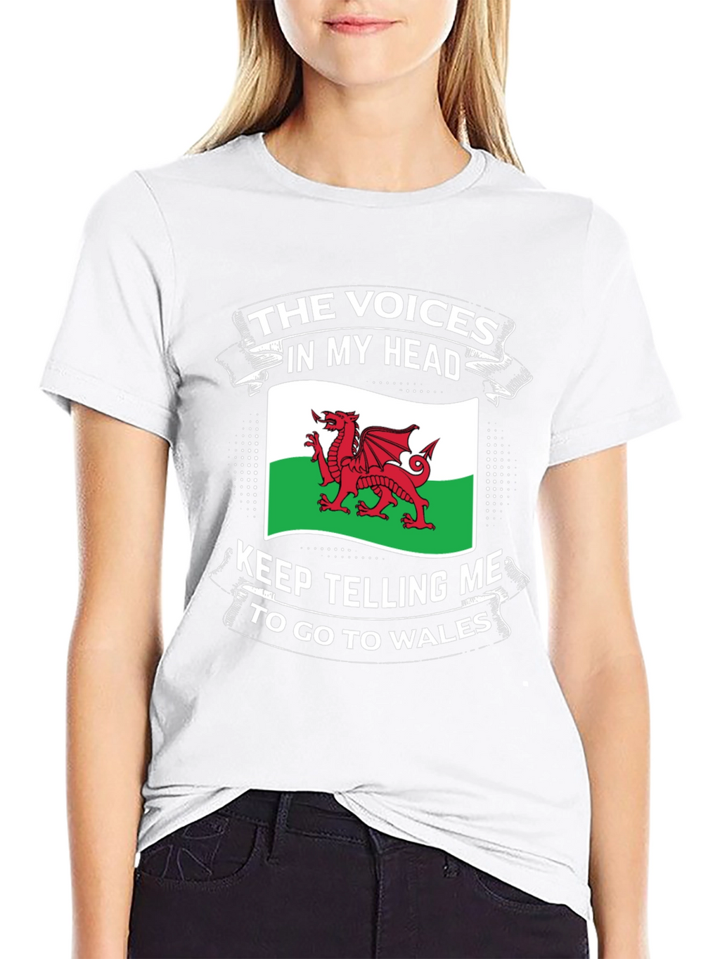 Welsh Pride T-Shirt: Voices in My Head