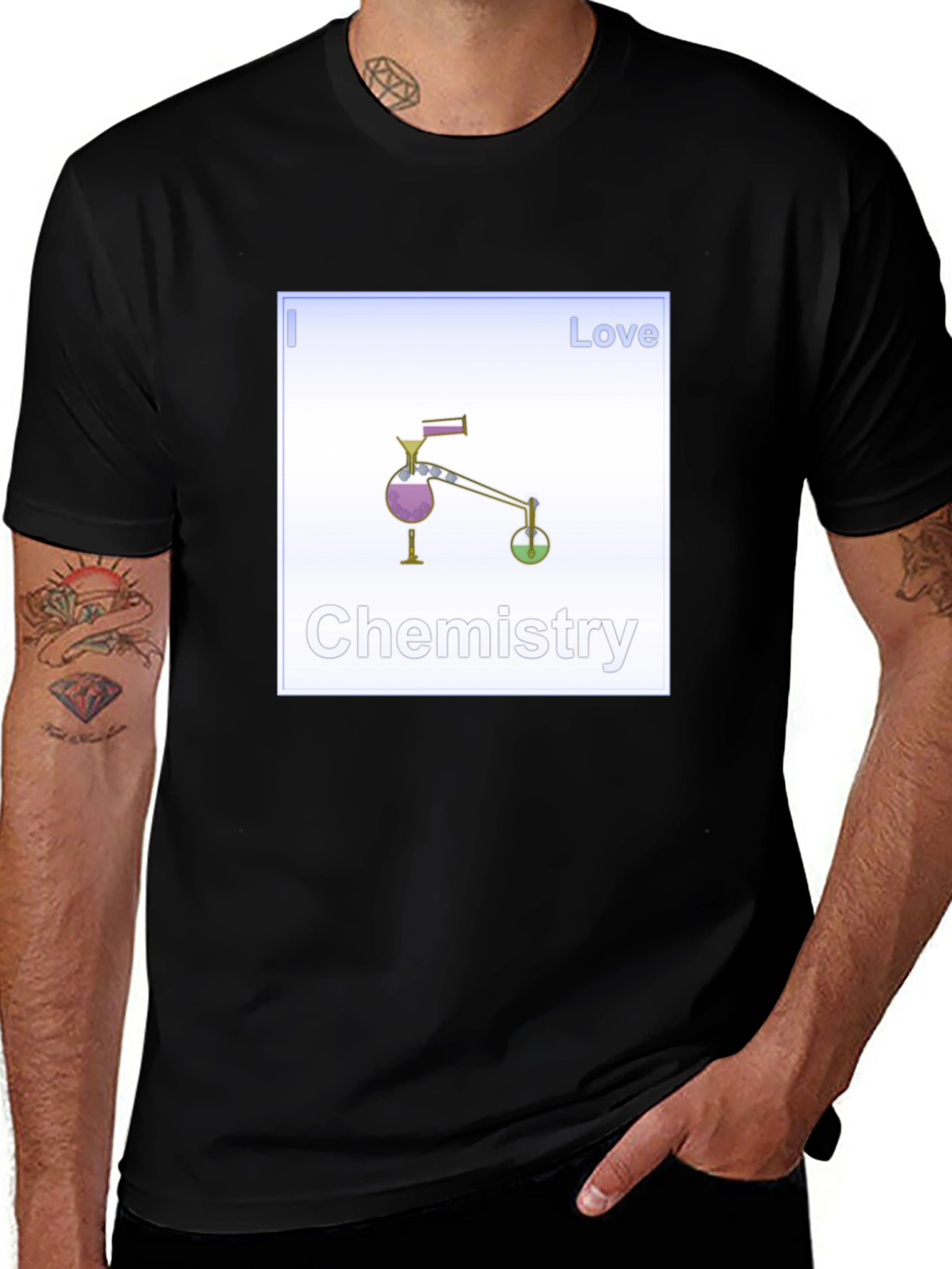 Love Chemistry Black T-Shirt