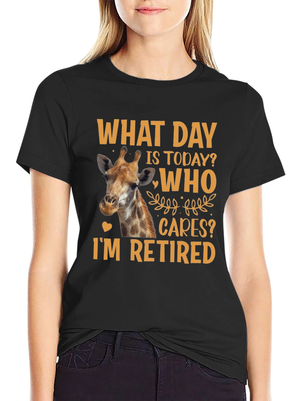 Retired Giraffe T-Shirt: What Day Is Today?