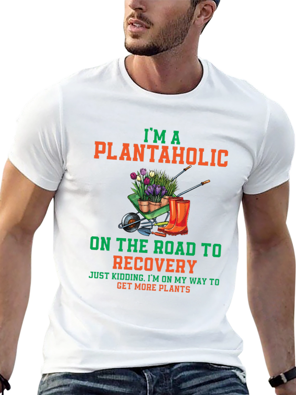 Plantaholic T-Shirt: Gardening Lovers Tee