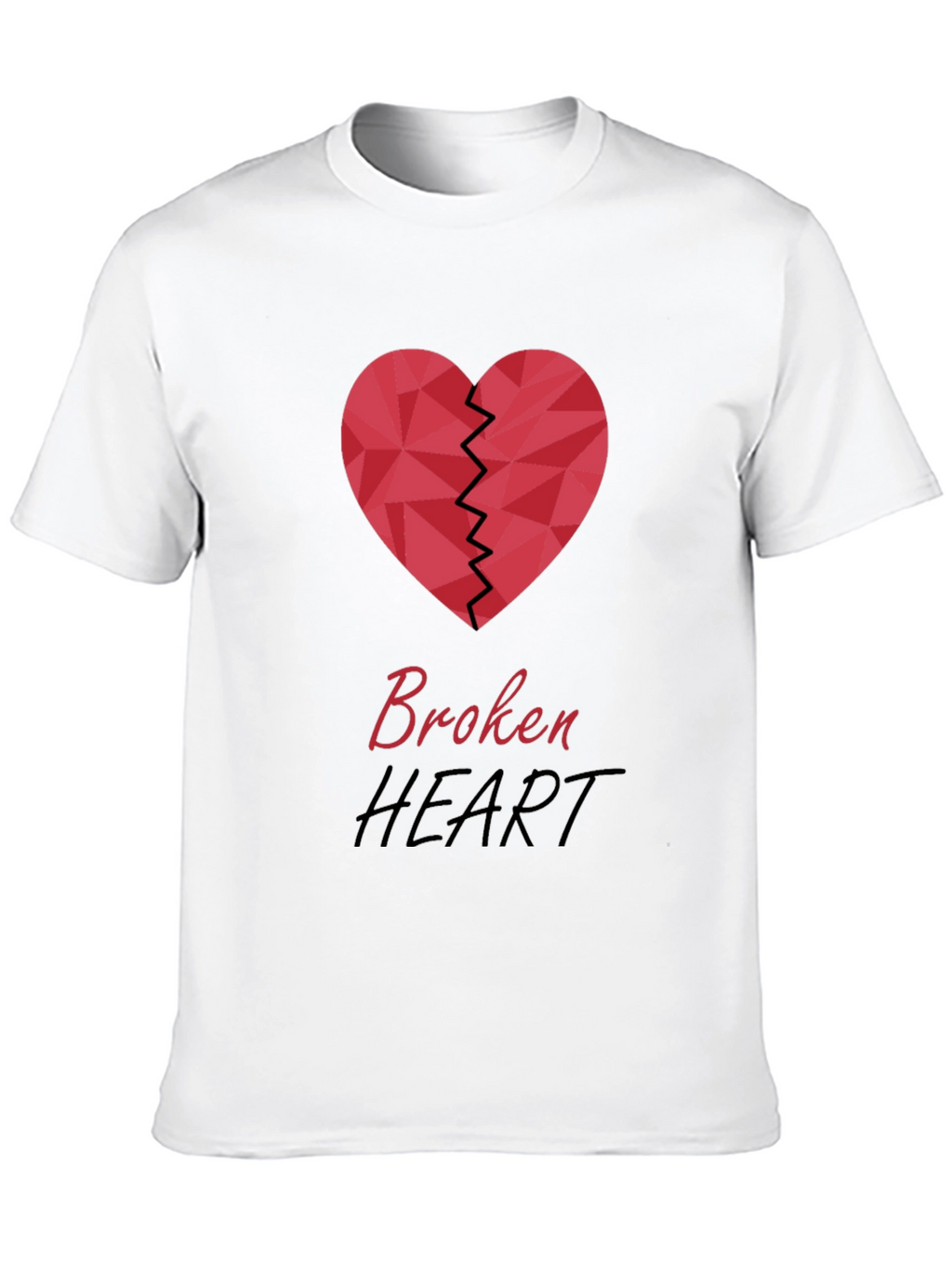 Broken Heart Graphic T-Shirt - Stylish & Trendy