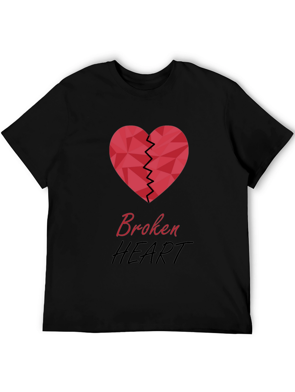 Broken Heart Graphic T-Shirt - Stylish & Trendy