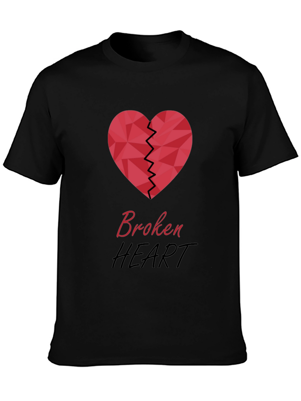 Broken Heart Graphic T-Shirt - Stylish & Trendy