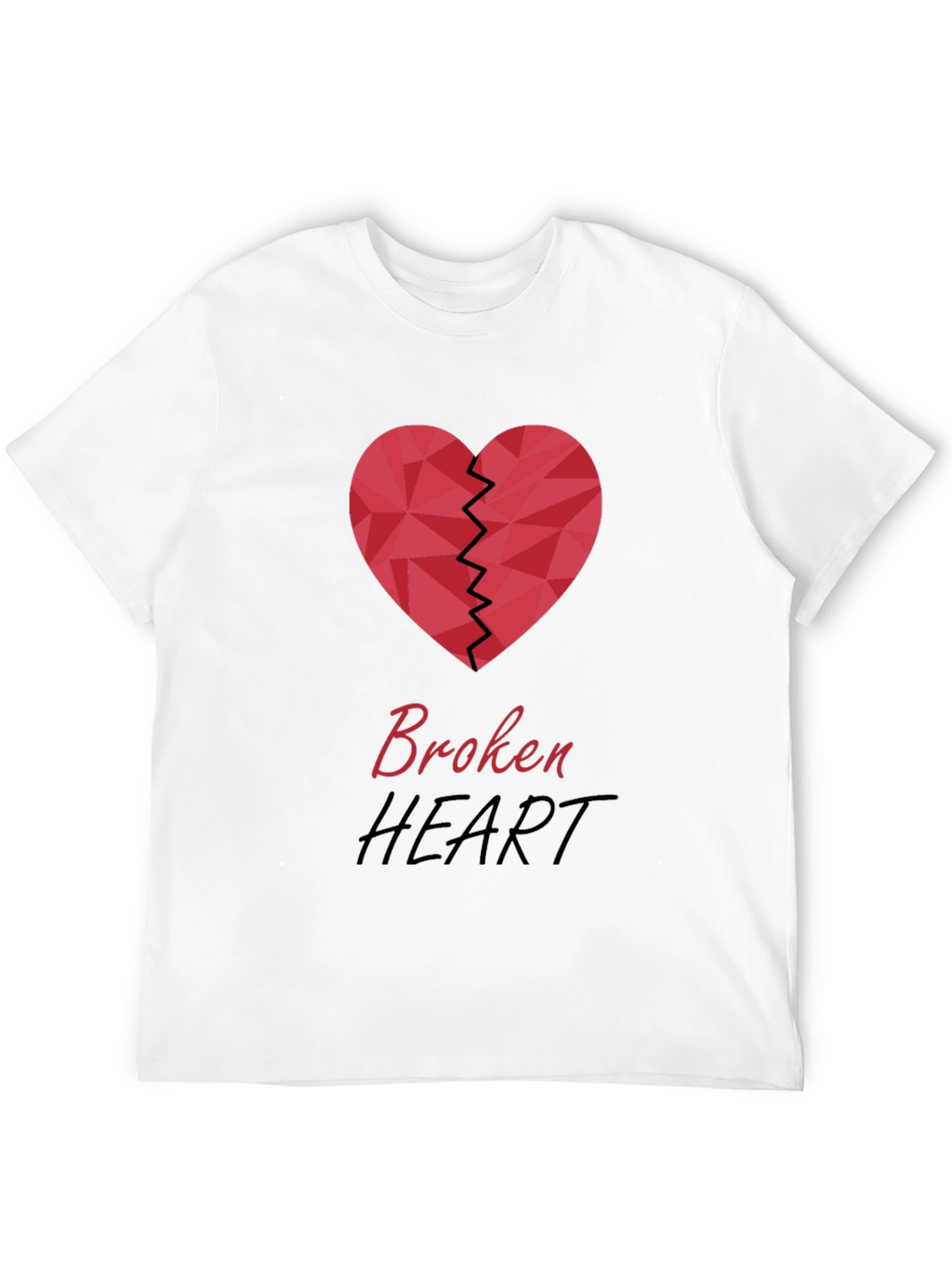 Broken Heart Graphic T-Shirt - Stylish & Trendy