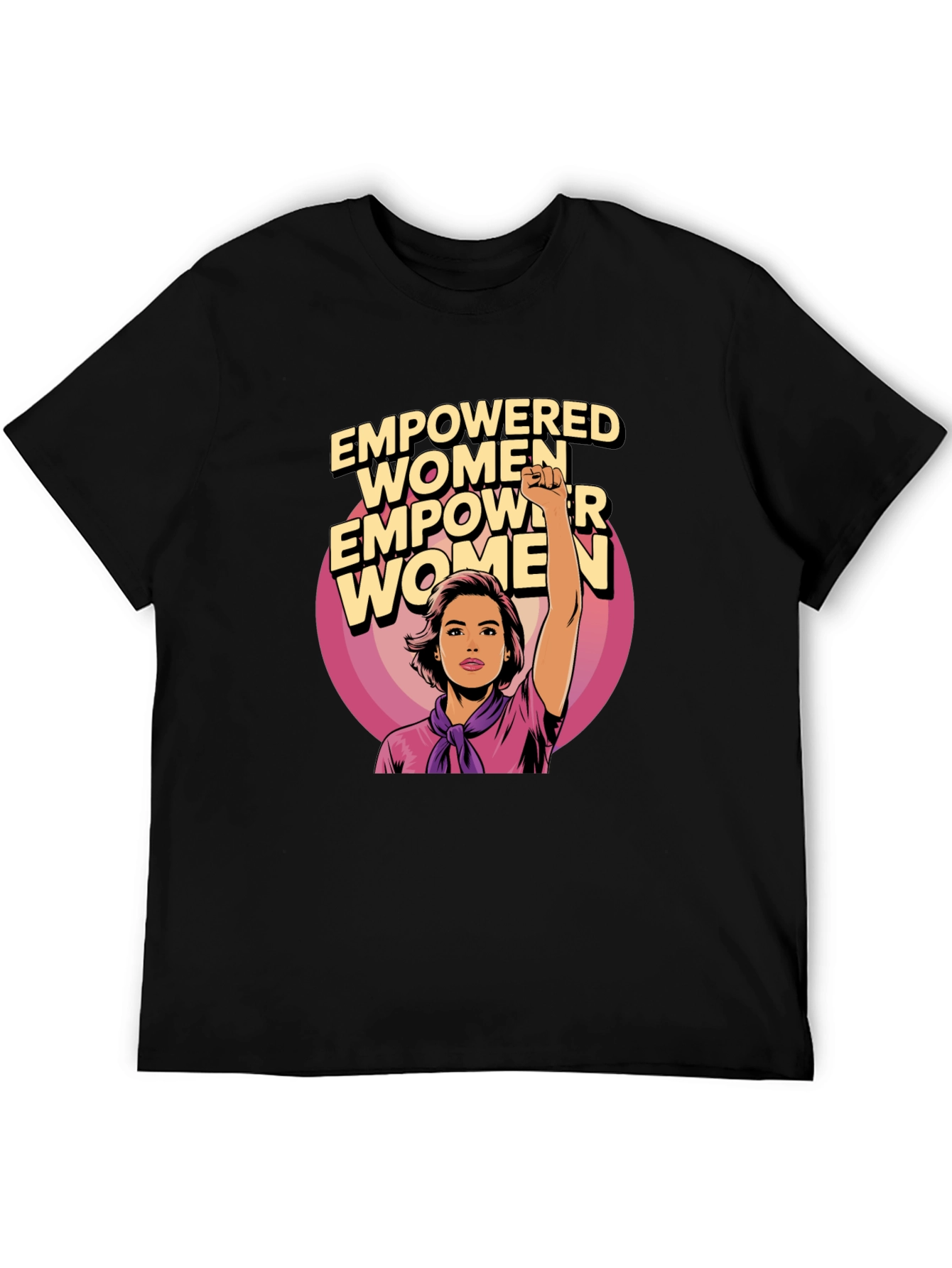 Empowered Women Graphic Tee - Black