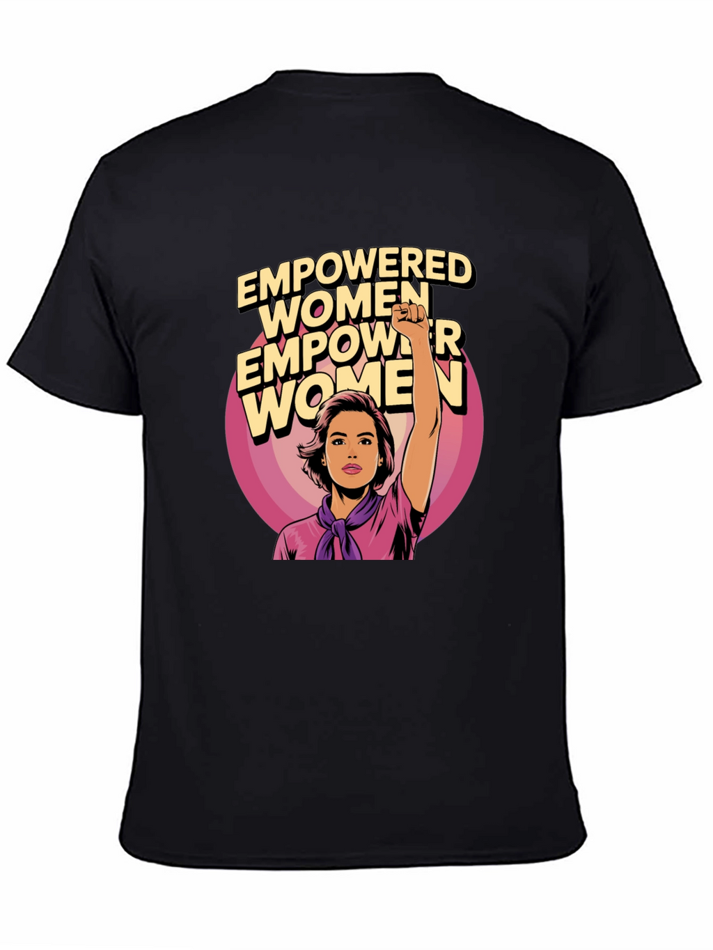 Empowered Women Graphic Tee - Black