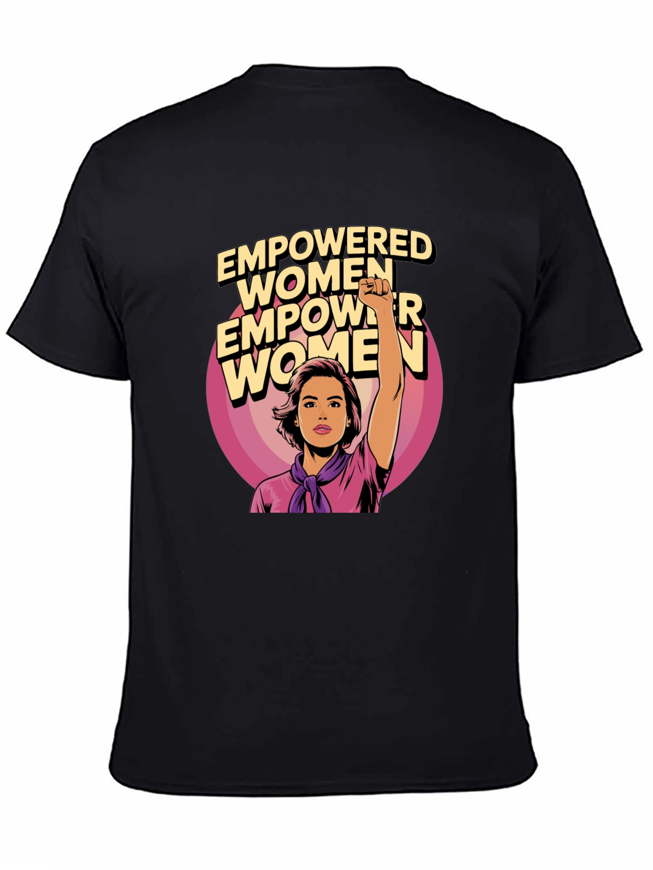 Empowered Women Graphic Tee - Black