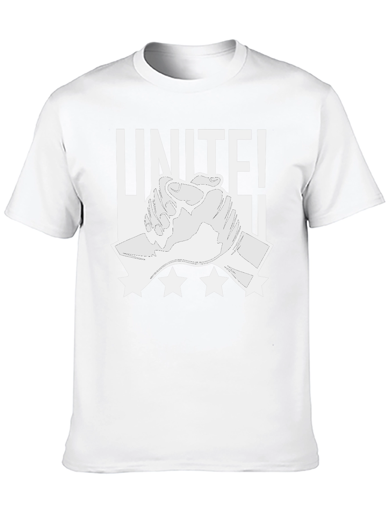 Unite! Graphic Print Crew Neck T-Shirt
