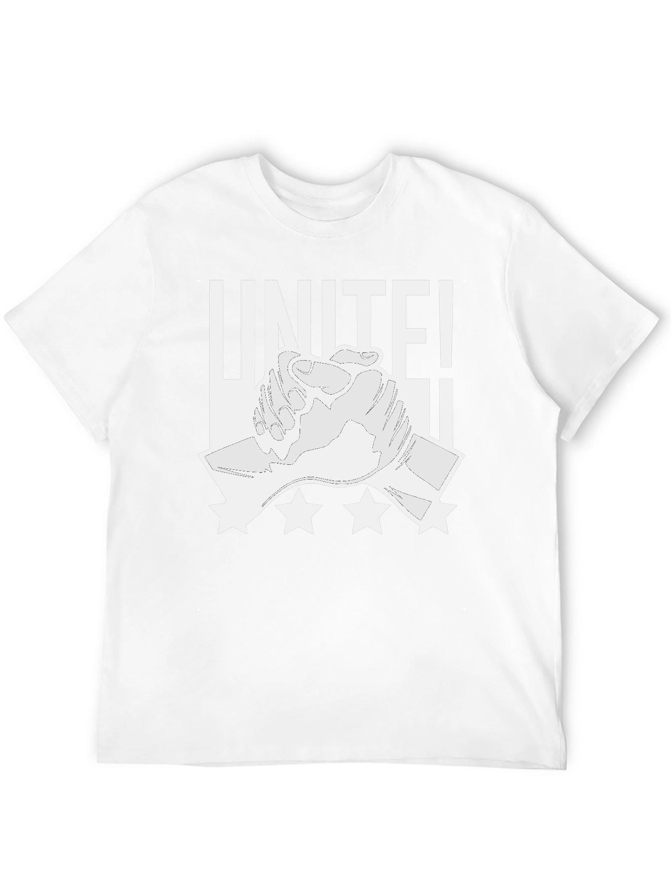 Unite! Graphic Print Crew Neck T-Shirt