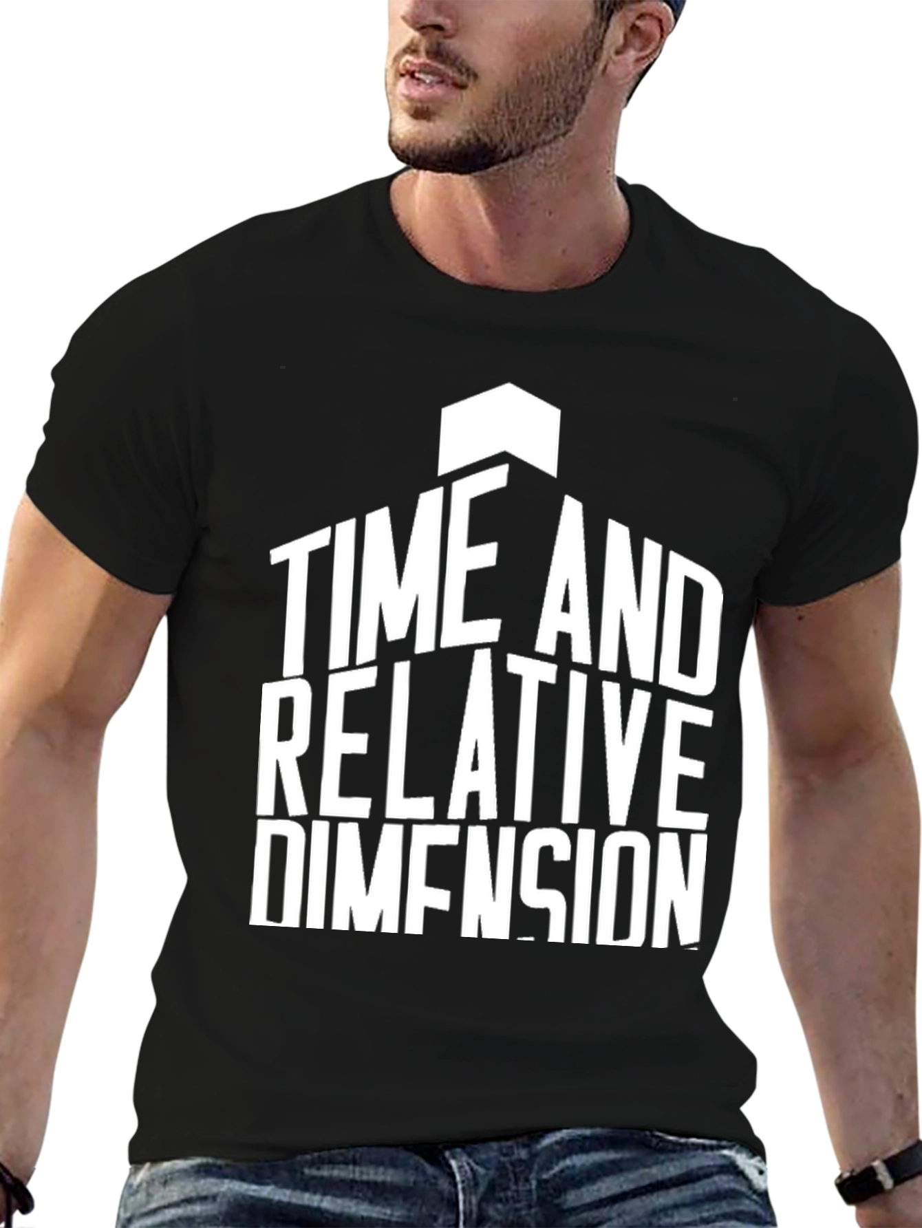 Time and Relative Dimension T-Shirt - Black