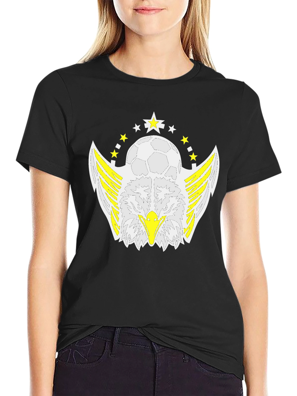 Eagle Soccer Black T-Shirt