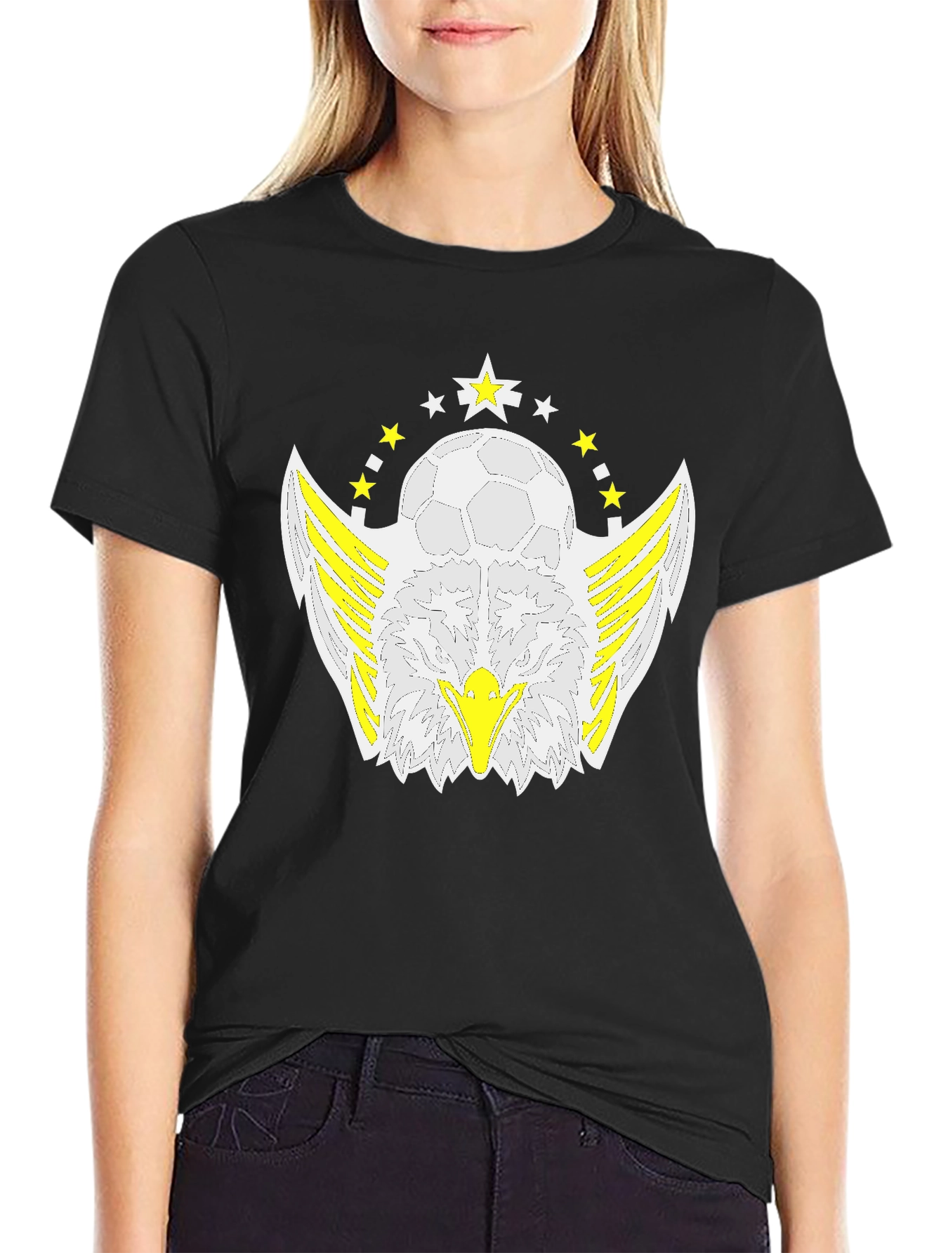 Eagle Soccer Black T-Shirt
