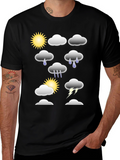 Weather Graphic T-Shirt - Fun Casual Tee