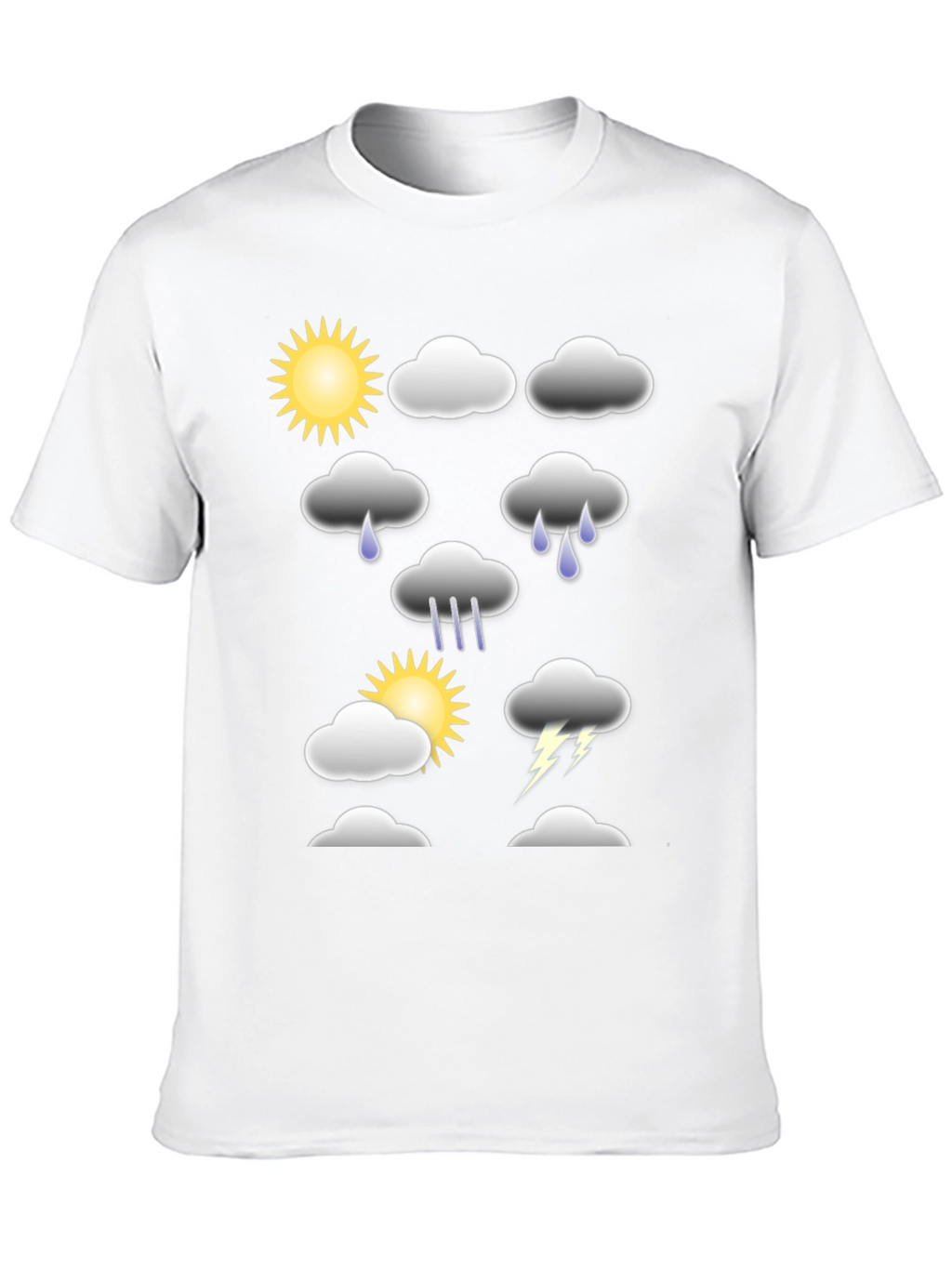 Weather Graphic T-Shirt - Fun Casual Tee