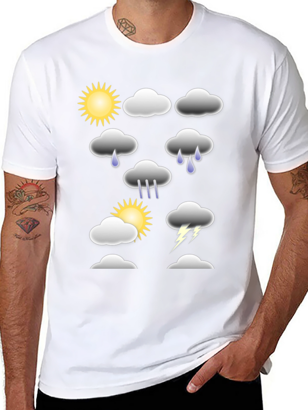 Weather Graphic T-Shirt - Fun Casual Tee