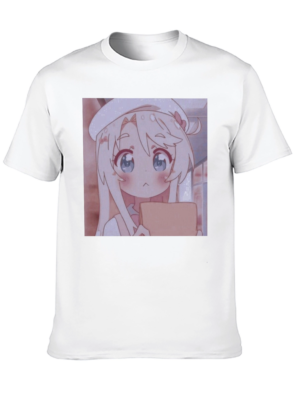 Anime Girl Graphic Black Tee