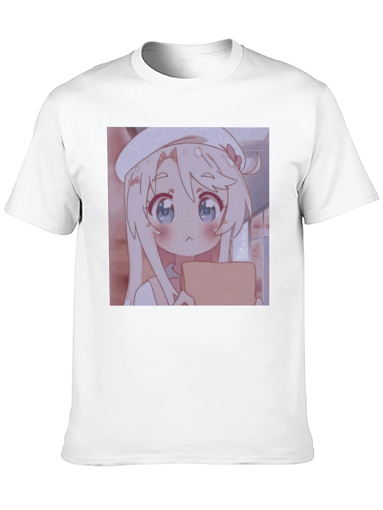 Anime Girl Graphic Black Tee
