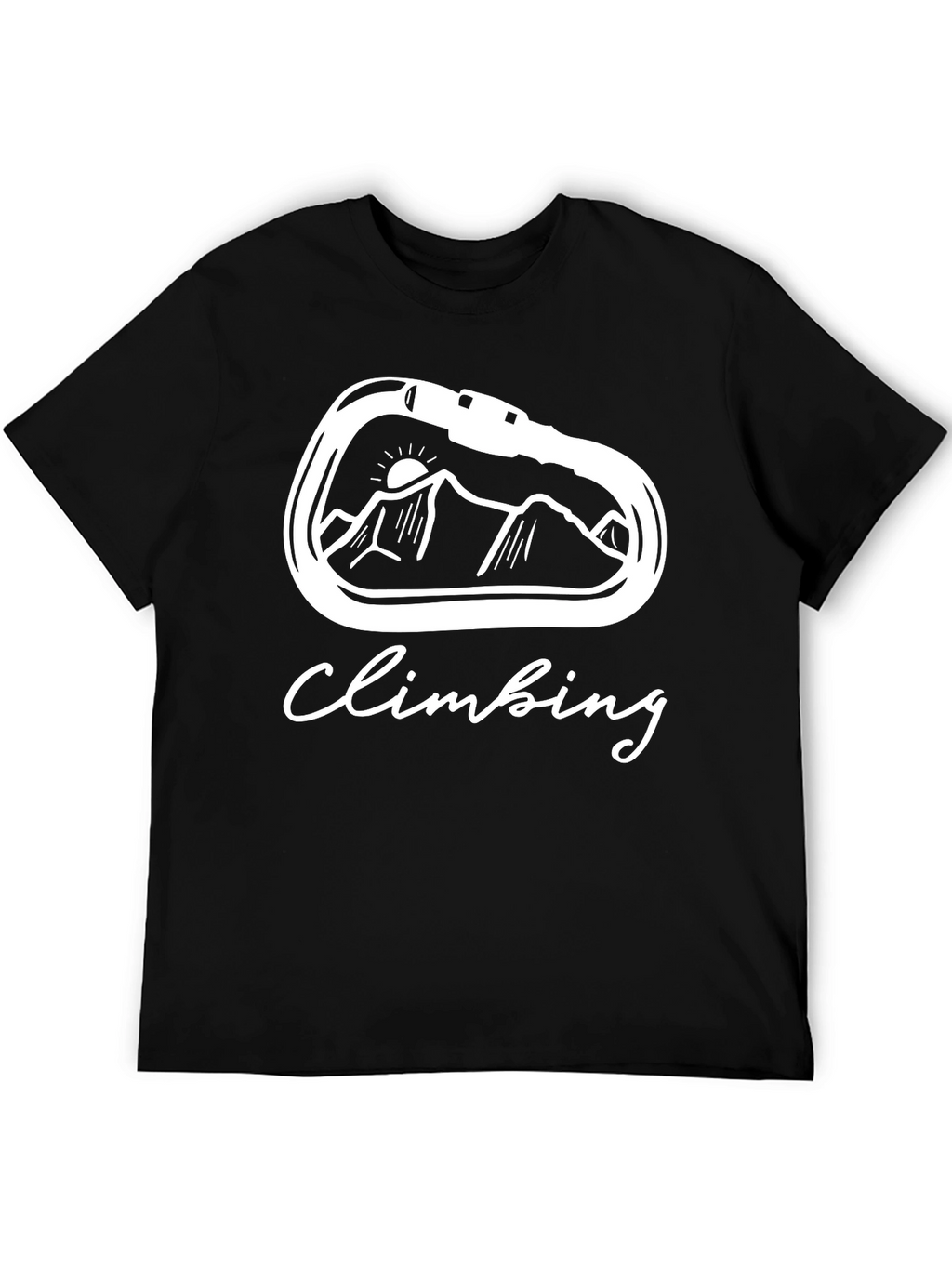 Climbing Carabiner Mountain T-Shirt
