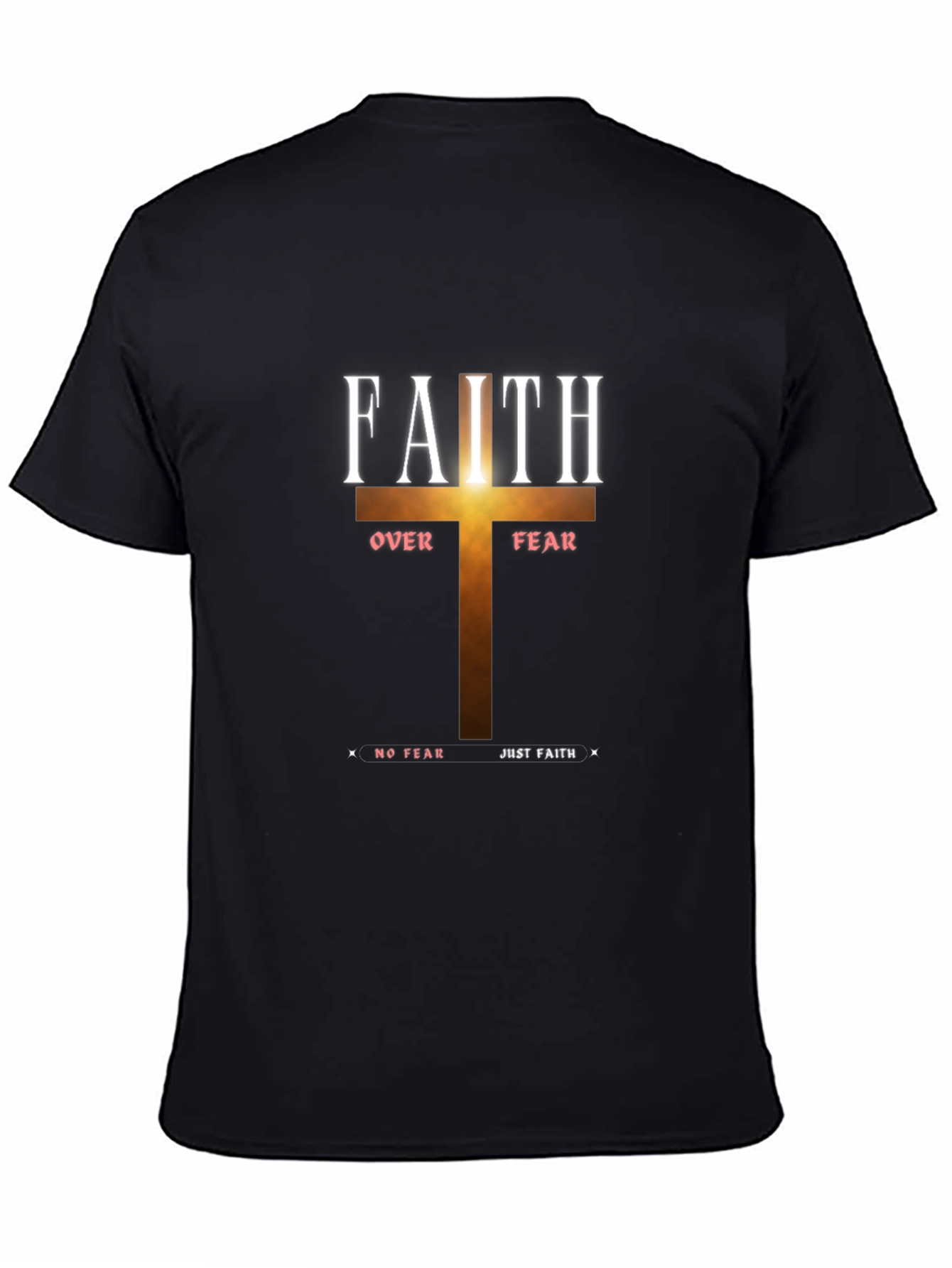 Faith Over Fear Graphic T-Shirt - Christian Apparel